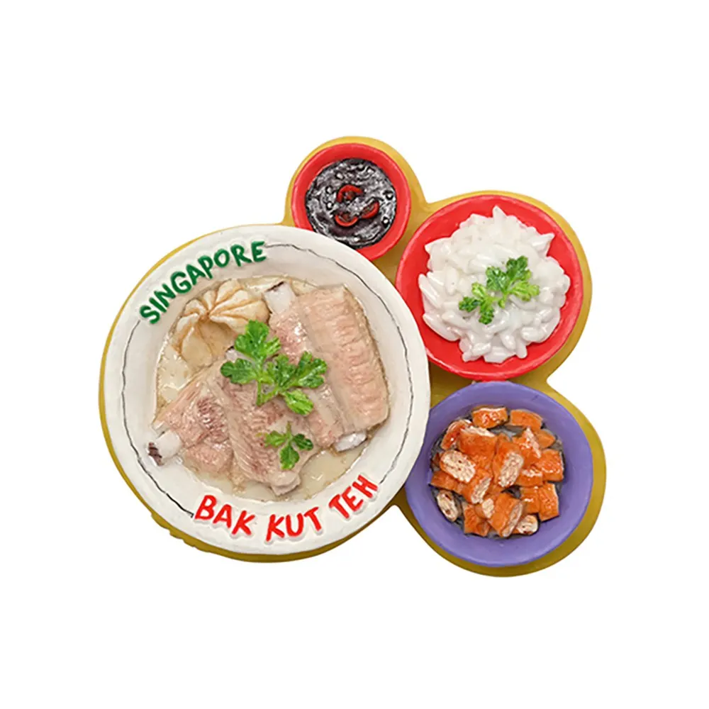 3D Fridge Magnet — Bak Kut Teh