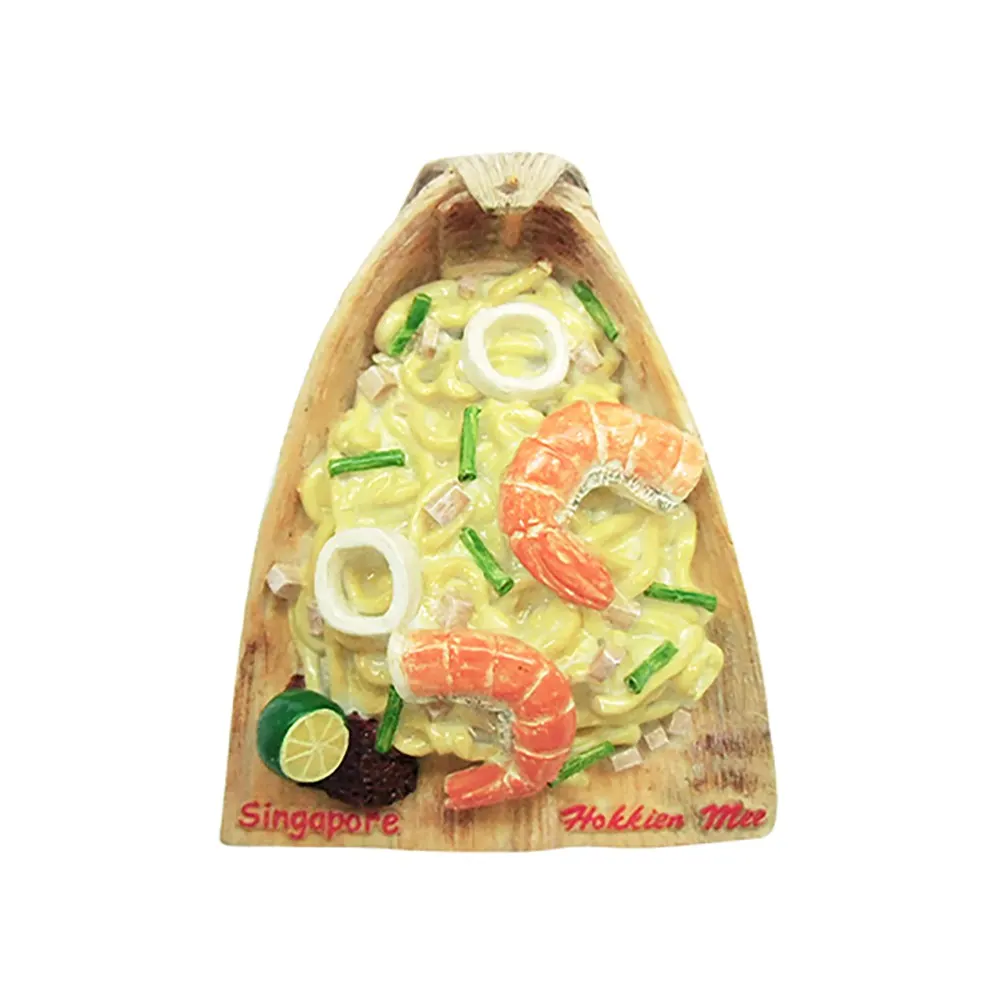 3D Fridge Magnet — Hokkien Mee